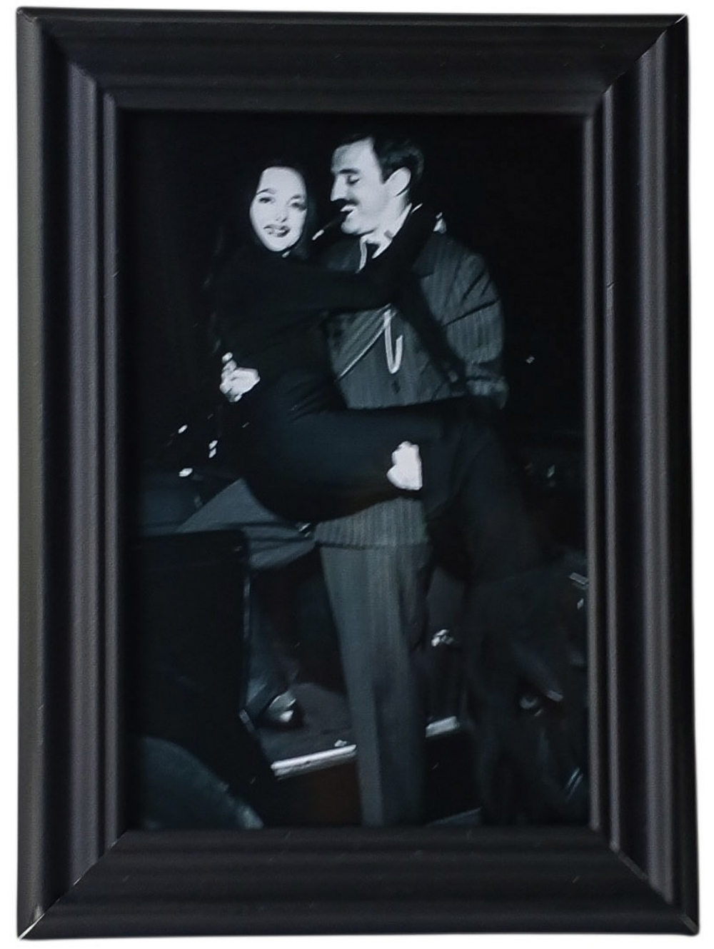 Art Addams Family Morticia Vintage Original Gothic Punk Rock Goth Emo Antique